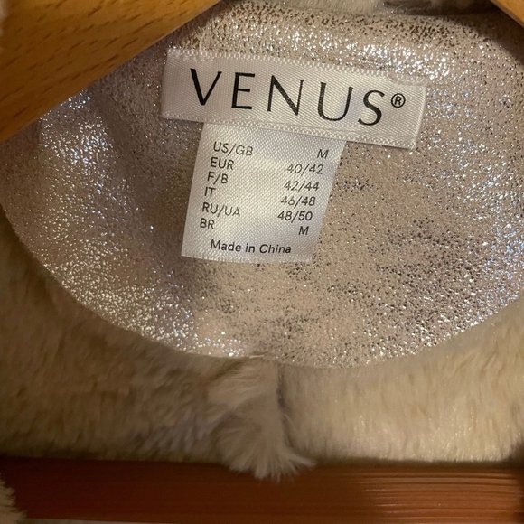 Venus Faux Sherling Jacket Metallic - Picture 4 of 4